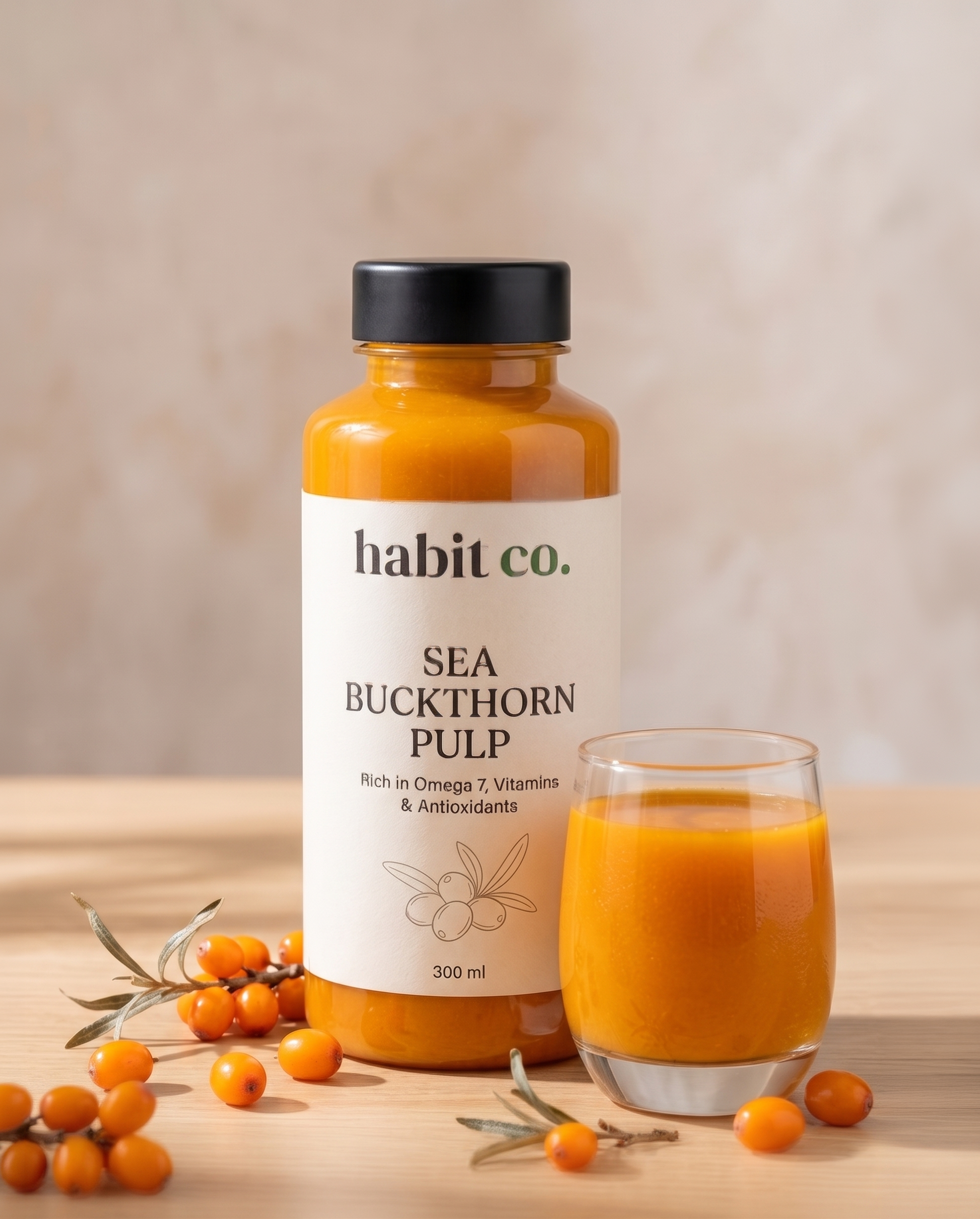 Sea Buckthorn Pulp for Glow, Gut Health & Natural Energy
